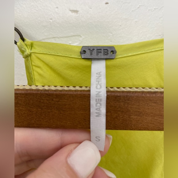 Young Fabulous & Broke Satin Cowl Neck Racerback Tank - Picture 7 of 8